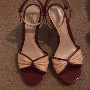 Ann Taylor cork heel pump